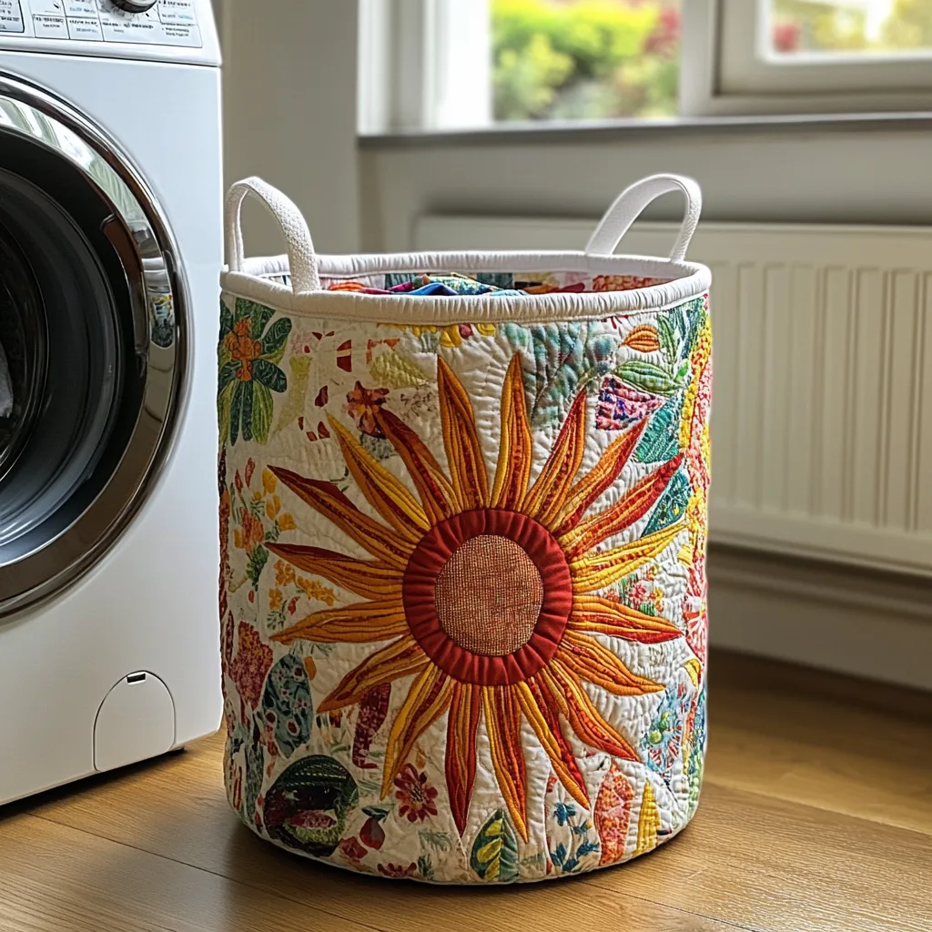 Sol Radiante | Cesto de Roupa Feito à Mão